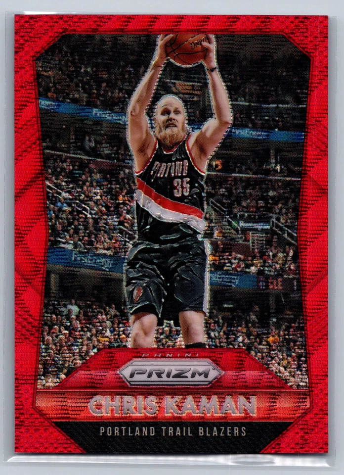 Chris Kaman 2015-16 Panini Prizm #189 Ruby Wave Prizm /350 - Image 1 of 2