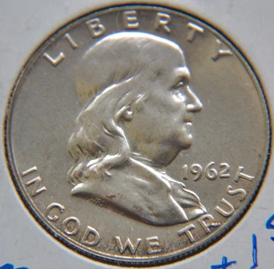 1962-P Franklin Half Dollar - Gem Proof  #N1140 - Image 1 of 3
