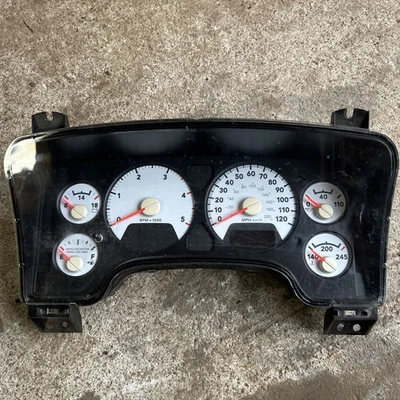 07-09 DODGE RAM 3500 2500 6.7 CUMMINS PAINEL DE INSTRUMENTOS DIESEL 160k VELOCIDADE - Imagem 1 de 4