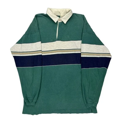 Camisa de rugby a rayas Van Heusen - algodón azul grande Foto 1 de 4