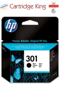 HP 301 schwarze Tintenpatrone für HP Deskjet 3050 Drucker - Bild 1 von 4