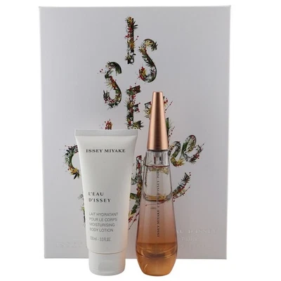 Issey Miyake L'Eau D'Issey Pure Nectar 50ml EDP Spray + Body Lotion 100ml - Image 1 of 4