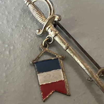 Broche ancienne épée France - Photo 1/4