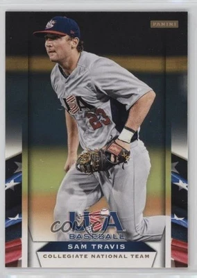 2013 Panini USA Baseball Box Set Sam Travis #21 - Image 1 of 2