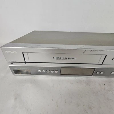 Philips DVP3150V DVD  VCR Player Combo Tested Working W/O Remote - Image 1 of 4
