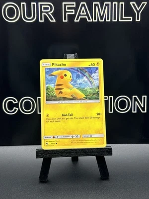 2017 Pokémon Pikachu 28/73 Holo Shining Legends Cracked Ice Holo Card - Image 1 of 4