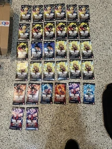 Dragon Ball Super: Fusion World FB01 FB02 FB03 Sleeved Booster Packs x32 SEALED! - Bild 1 von 5