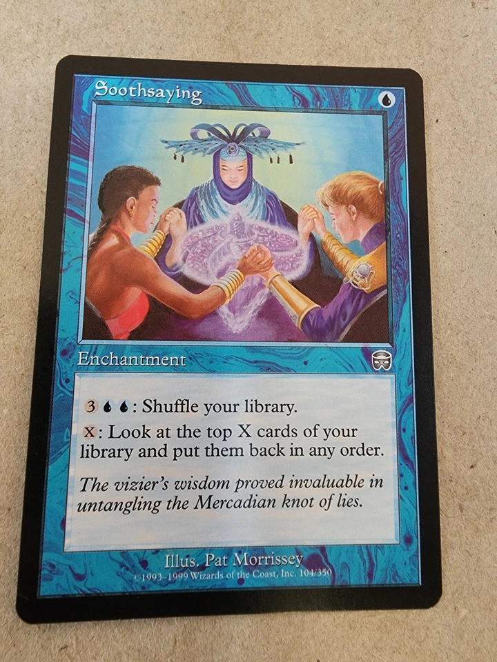 Soothsaying - Mercadian Masques Regular - Mtg - Image 1 of 1