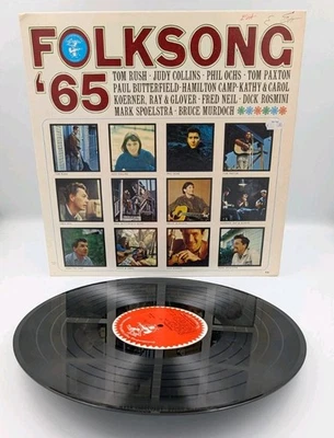 Various: Folksong '65 (1965) Elektra S-8 Folk, World, & Country VG - Image 1 of 4