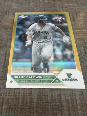 Drake Baldwin 2023 Topps Chrome Pro Debut /50 Gold Refractor #PDC-123 READ DESC - Image 1 of 4