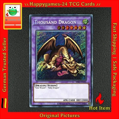 Thousand Dragon - Secret Rare - YuGiOh! Karte TCG MRD-EN143 /T44 - Bild 1 von 4