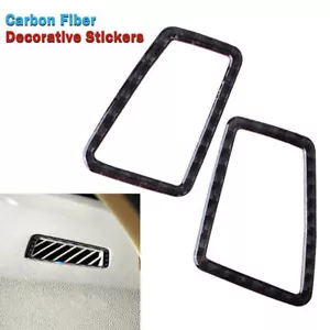 2005-2012 Carbon Fiber Dashboard Air Vent Outlet Cover Trim For BMW 3-Series E90 - Bild 1 von 7