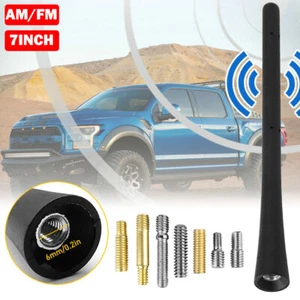 7” Universal Car Roof Antenna Aerial Mast Whip Signal Amplified Stereo Radio - Picture 1 of 10