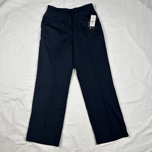 NWT C. B. Collections Women’s Dress Pants Size 10 Petite Navy Slacks Trousers - Picture 1 of 6