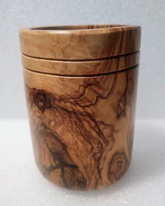 NWOT BERARD FRANCE, 6" OLIVE WOOD KITCHEN UTENSIL HOLDER IMPORTED - Picture 1 of 7