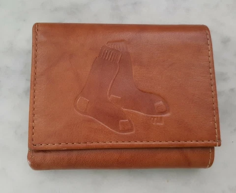 Boston Red Sox Vintage Leather Wallet Cover
