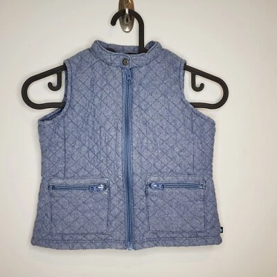 Chaleco acolchado con cremallera fría para tractor talla pequeña 6 usado en excelente estado azul Foto 1 de 4