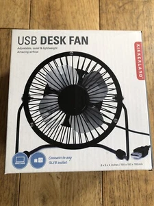 Kikkerland kleiner 6" USB betriebener Schreibtisch Tischventilator Neu in OVP - Bild 1 von 2