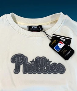 Pro Standard PHILADELPHIA PHILLIES MLB Crop-Top Sweatshirt - Women's MED - NWT - Picture 1 of 16