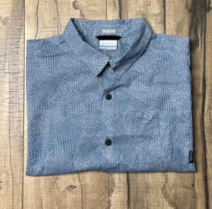 Columbia Button Up Short Sleeve Shirt Outdoors Casual Hiking regular fit large. - Picture 1 of 10