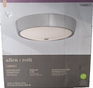 Allen + Roth LENNOX LED Flushmount Ceiling Light Fixture #1448571
