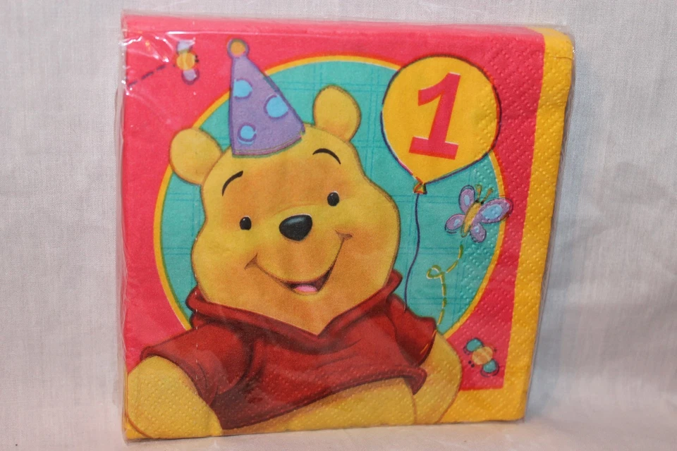 NUEVO WINNIE THE POOH DISNEY 16 POSTRE POOH 1ST SUMINISTROS PARA FIESTA DE CUMPLEAÑOS   Foto 1 de 1