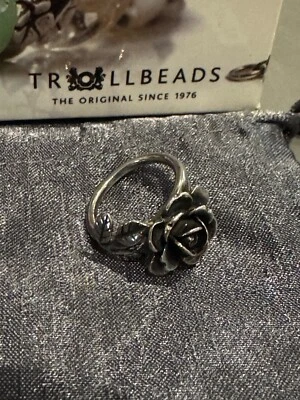 Trollbeads Rose silver ring, size 54 - Bild 1 von 4