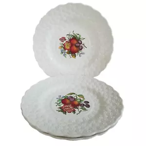 (3) Copeland Spode ALDEN Obst & Blumen 9,5" Mittagessen Teller signiert J Preis - Bild 1 von 3