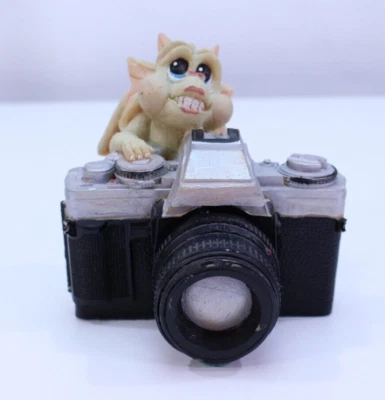 Albert Alfaro Jr. Mischief Makers Sculpture Art Camera Gargoyle Halloween - Image 1 of 4