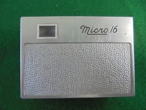 OLD MICRO 16 POCKET CAMERA-CIGARETTE PACK SIZE -- BELIEVED TO BE POST WORLD WAR - Picture 1 of 4
