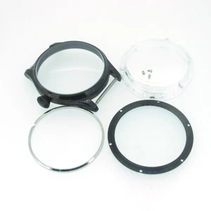 44mm  PVD Coated Black Watch Case Wristwatch Shell fit 6497/6498 ST3600 Movement - Picture 1 of 4