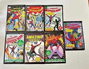 Spider-Man Comic Lot Marvel 7 Classic Collector Reprints Vintage Covers - Picture 1 of 8