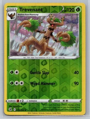 Trevenant #017/264 SWSH08: Fusion Strike Reverse Holo Uncommon - Pokemon F43 - Image 1 of 2
