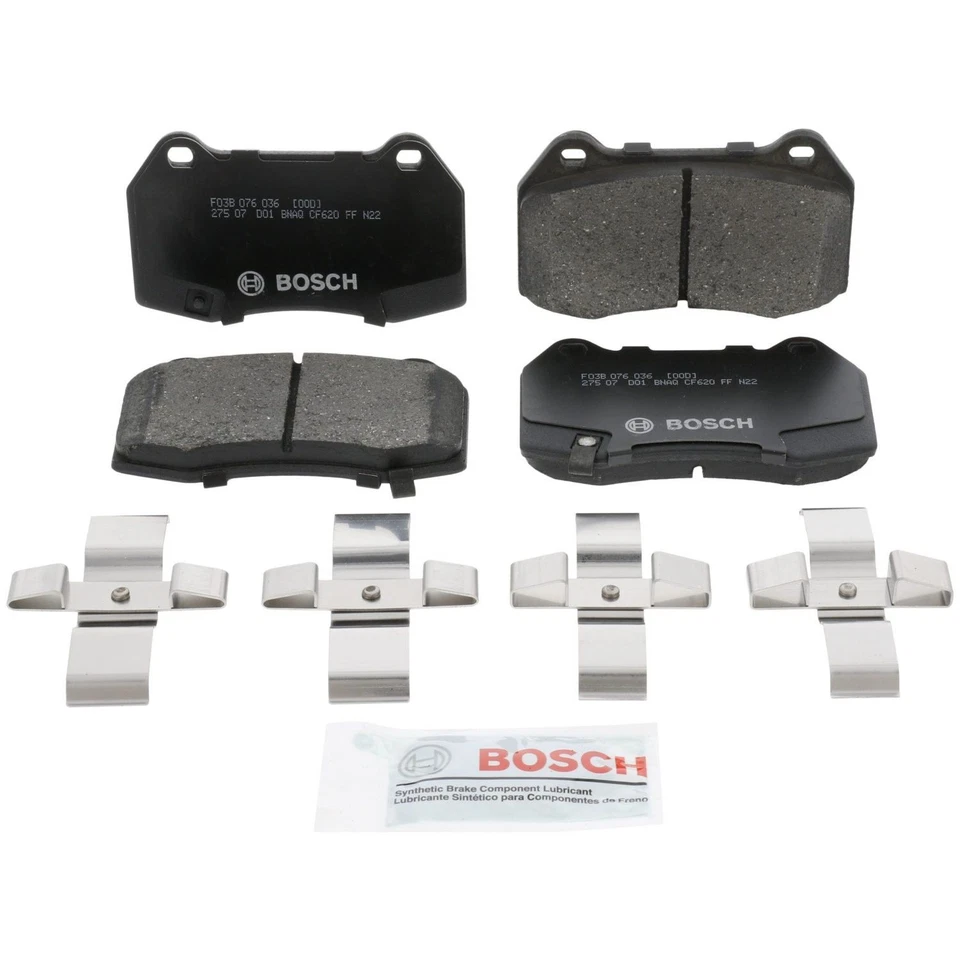 Pastillas de freno Bosch BC960 Bosch QuietCast para 03-09 INFINITI Nissan 350Z G35 Sentra Foto 1 de 4