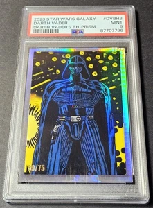 2023 Topps Chrome Star Wars Galaxy /75 Prism Darth Vader Bounty Hunters PSA 9 - Picture 1 of 2