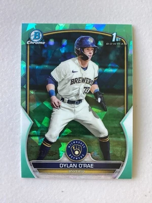 2023 Bowman Sapphire Baseball - Dylan O’Rae BCP-143 - Aqua Refractor /55 - Image 1 of 4