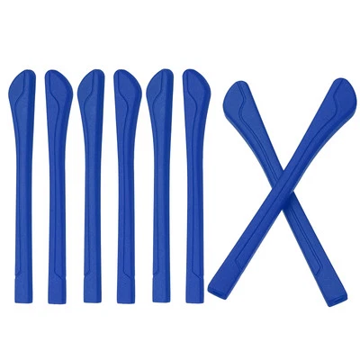 4 pares de piezas de calcetín antideslizante para gafas tubo azul Foto 1 de 4