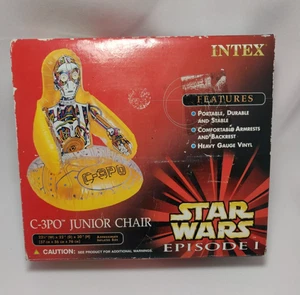 Star Wars Episodio 1 - Sedia Gonfiabile C-3PO - Taglia Junior - Intex - Nuova con scatola - Foto 1 di 2