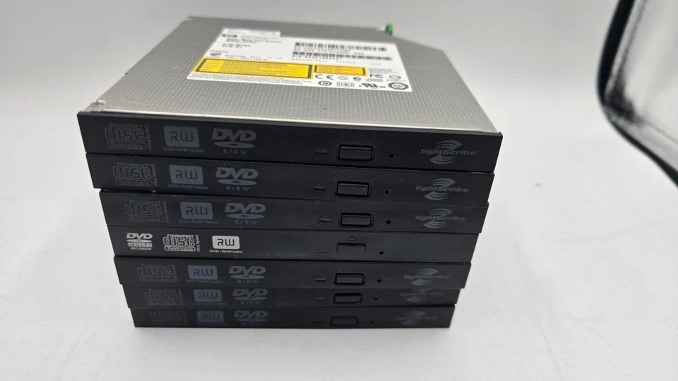 Lote de 5 Grabadoras Múltiples Grabadoras DVD Delgadas Dell SATA GT30L 574285-5C0 Genuinas OEM Foto 1 de 4