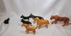 Toy Dogs Cat Mountain Lion Puma solid plastic Fun!  Detailed & with Personality!