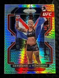 2022 Panini Prizm Germaine de Randamie Silver Hyper Prizm #173 Bantamweight - Picture 1 of 2