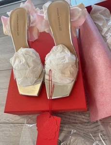 H&M MAGDA BUTRYM ROSA MULAS APLICADAS TALLA 4UK - preciosas - Imagen 1 de 7