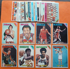 (24) 1975-76 Basketball Cards, Ex-MT, Walton, Hayes, Issel, Collins, Williams ++