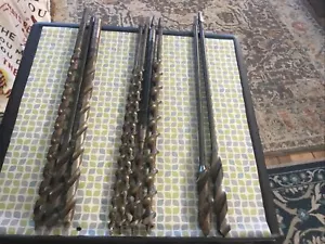 VARIOUS SHIPS AUGERS & EXTENDED LENGTH DRILL BITS - Picture 1 of 7
