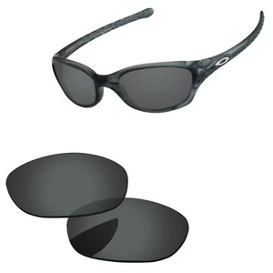 Lenslog Black Polycarbonate Replacement Lenses For-Oakley Fives 2.0 Sunglasses - Picture 1 of 5