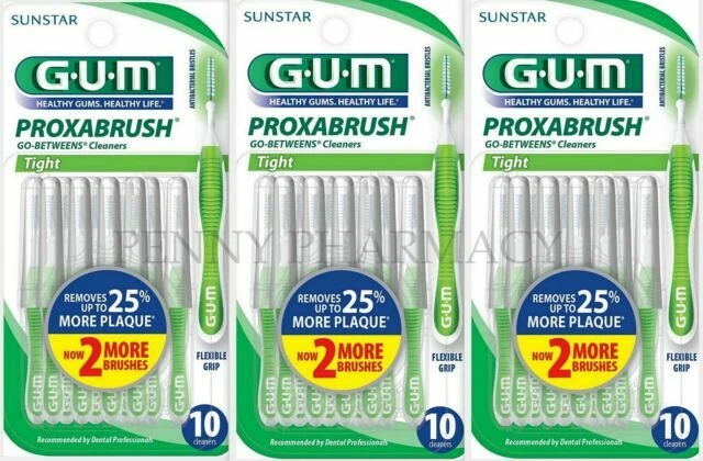 GUM Go-Betweens Proxabrush Cleaners Tight - Pack of 3