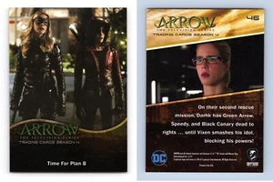 Time For Plan B #46 Arrow Season 4 Silver Foil Cryptozoic Parallel Card - Picture 1 of 1