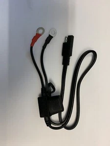 Battery Charger Connector Adapter Lead Wire Plug ring terminals fits Optimate - Picture 1 of 1