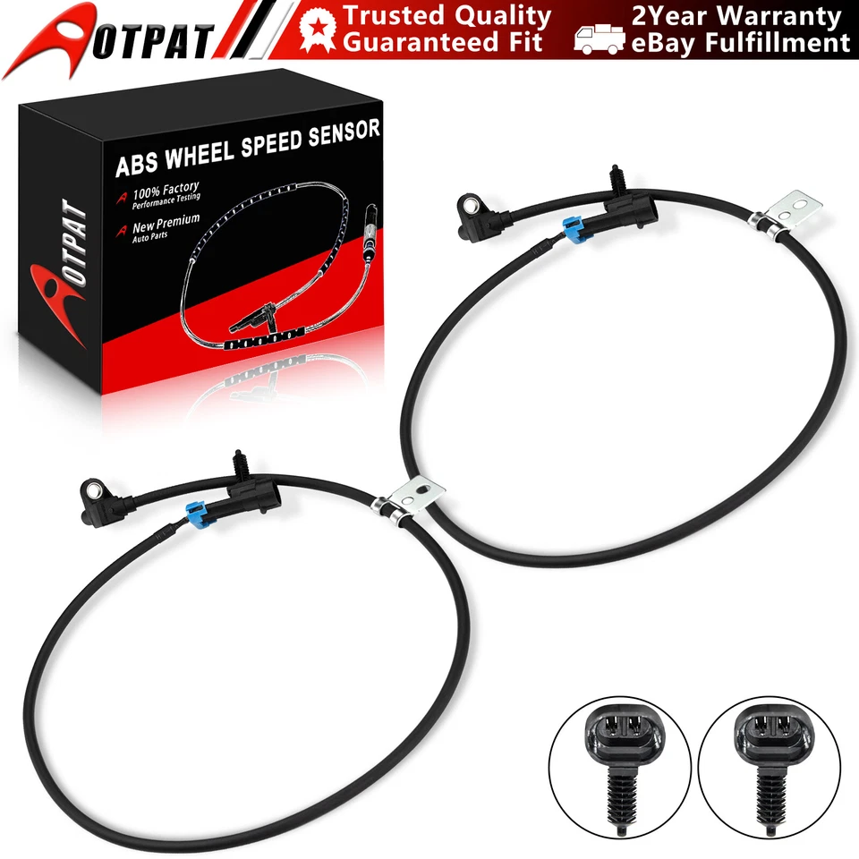 Датчик скорости переднего колеса ABS 2 шт подходит для Chevrolet GMC Sonoma Isuzu 1998-2004 годов выпуска - Изображение 1 из 4