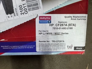 CF287A Toner Cartridge Compatible with HP LaserJet E50045dw M506dnm M506xm - Picture 1 of 2